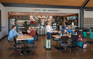 Dining space at EGE airport